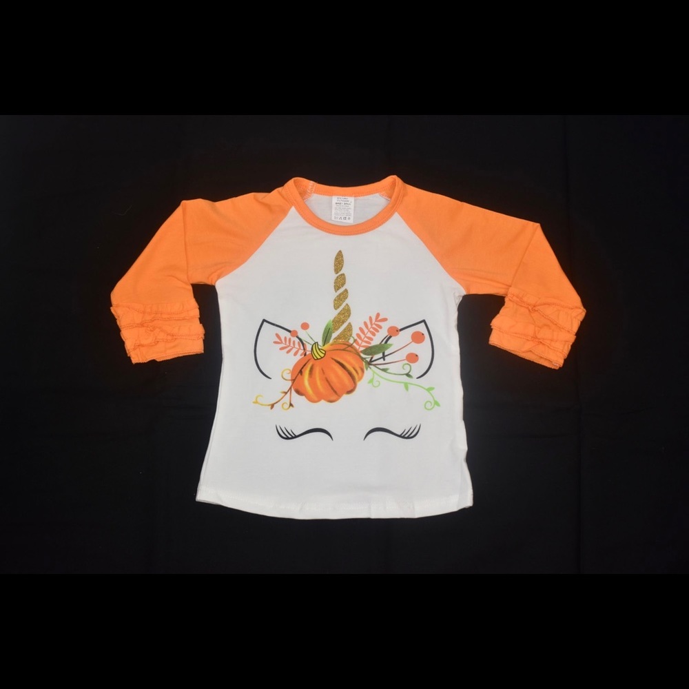 Pumpkin unicorn shirt